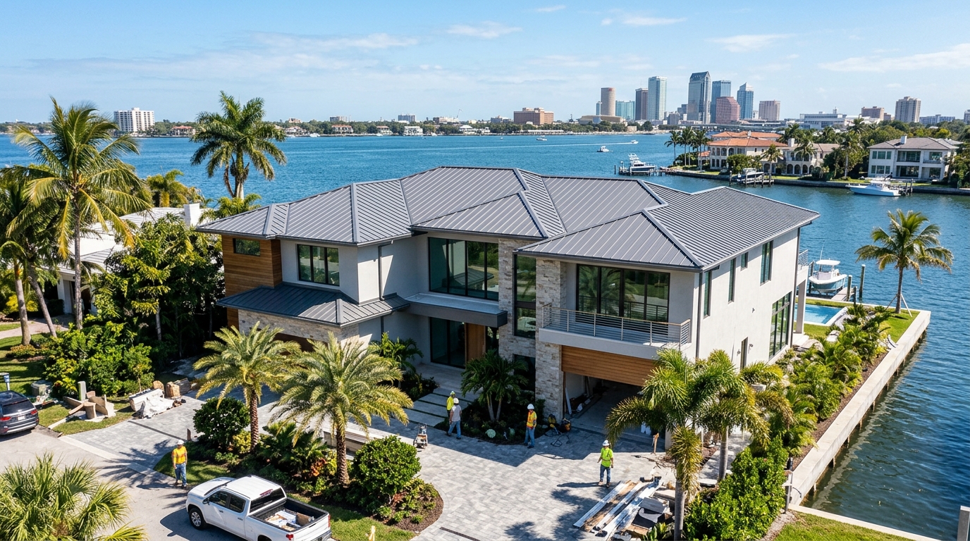Standing Seam Metal Upgrade on Davis Islands