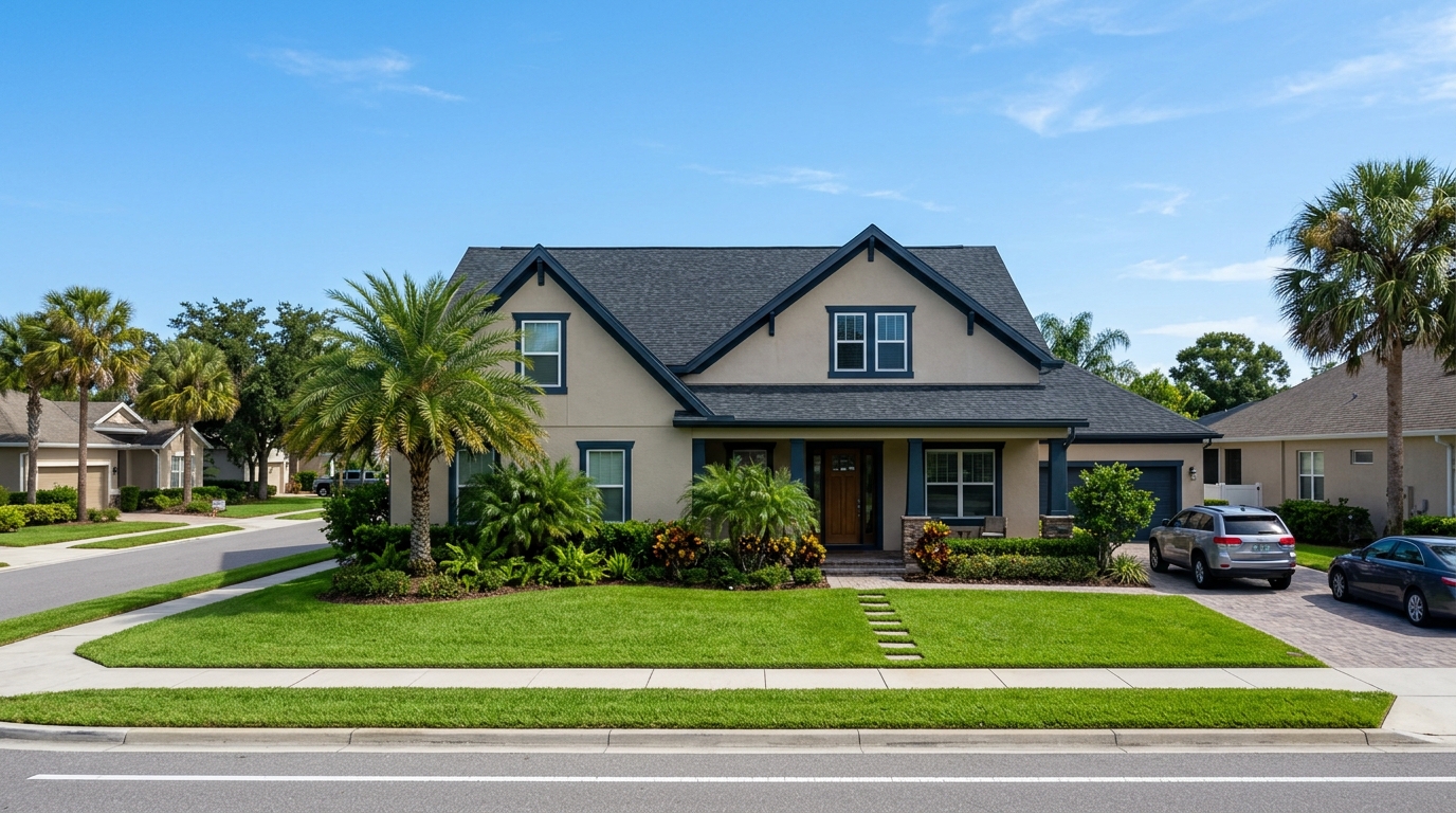 Roof Works certified craftsman inspecting high-wind roof replacement assembly in Tampa
